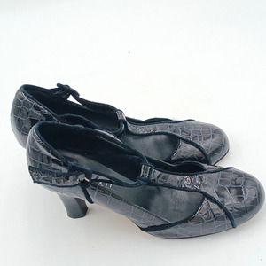 Taryn Rose Vero Cuoio Black‎ Heels Womens Size 8.5